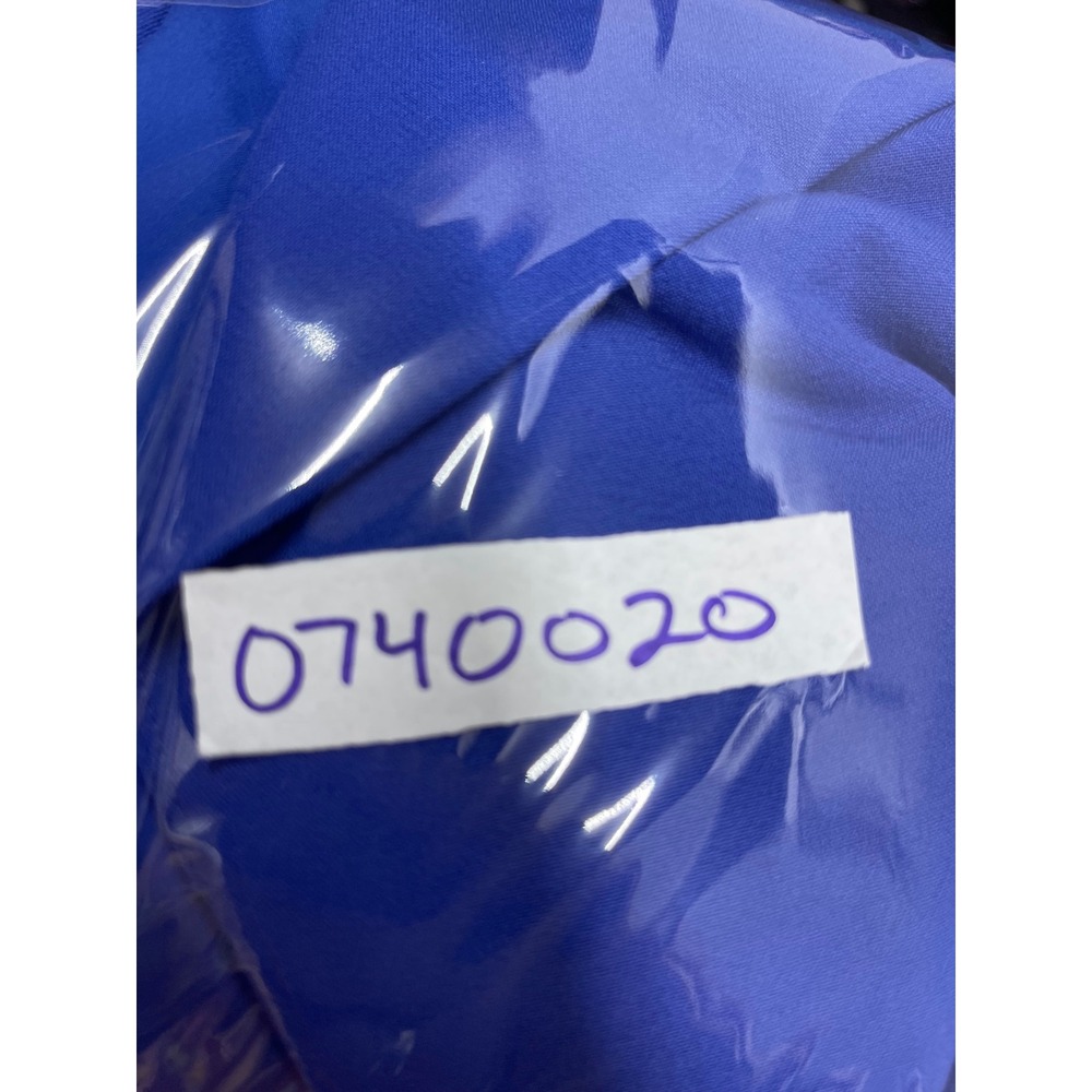 Lane Bryant Royal Blue Open Front Draped Shawl Collar Blazer Plus Size 18 - Picture 5 of 5